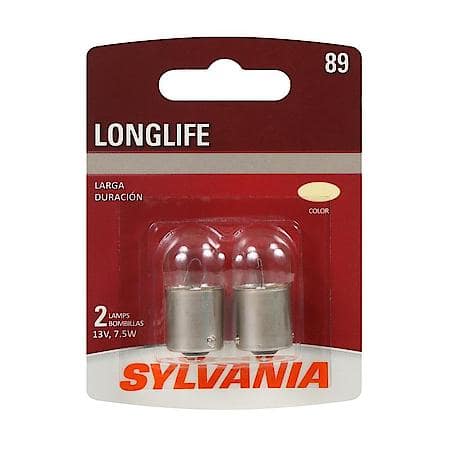 89 Long Life: Mini Bulb, Standard Performance, 2 Pack