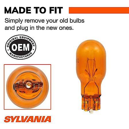 916NA Long Life: Amber Mini Bulb, Standard Performance, 2 Pack