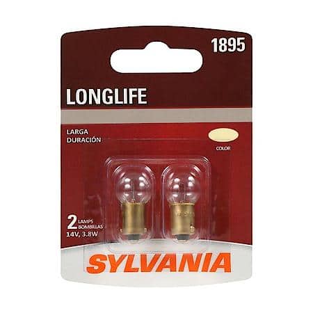 1895 Long Life: Mini Bulb, Standard Performance, 2 Pack