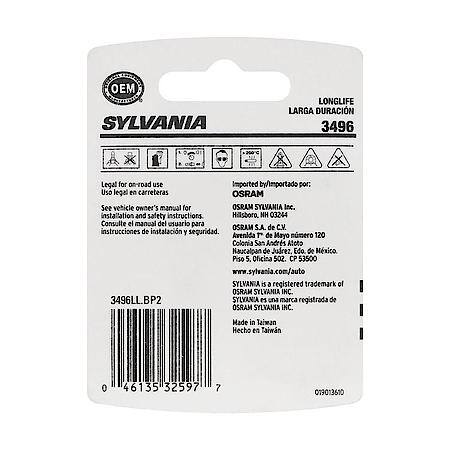 3496 Long Life: Mini Bulb, Standard Performance, 2 Pack