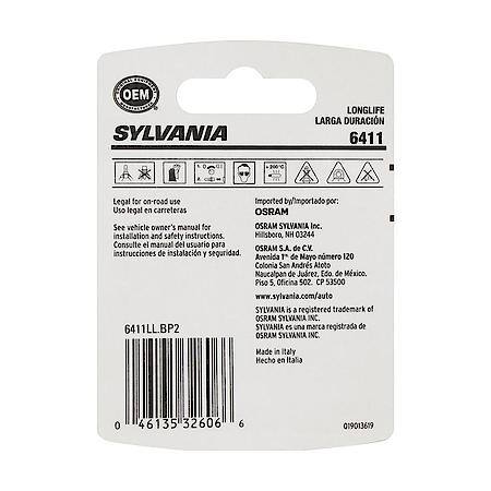 6411 Long Life: Mini Bulb, Standard Performance, 2 Pack