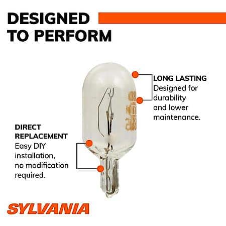 2821 Long Life: Mini Bulb, Standard Performance, 2 Pack