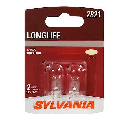 2821 Long Life: Mini Bulb, Standard Performance, 2 Pack
