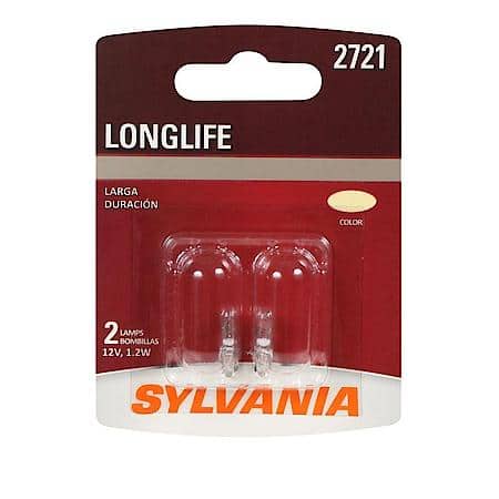 2721 Long Life: Mini Bulb, Standard Performance, 2 Pack