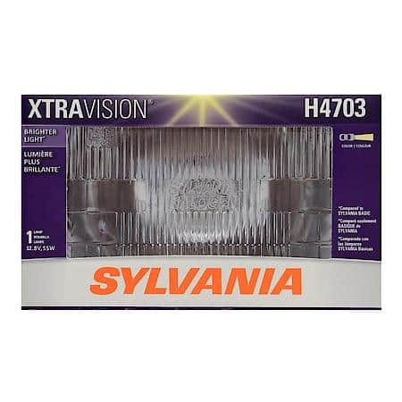 H4703 XtraVision: Sealed Beam Headlight, Brighter Light, 1 Pack