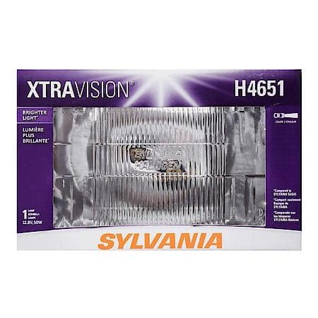 H4651 XtraVision: Sealed Beam Headlight, Brighter Light, 1 Pack
