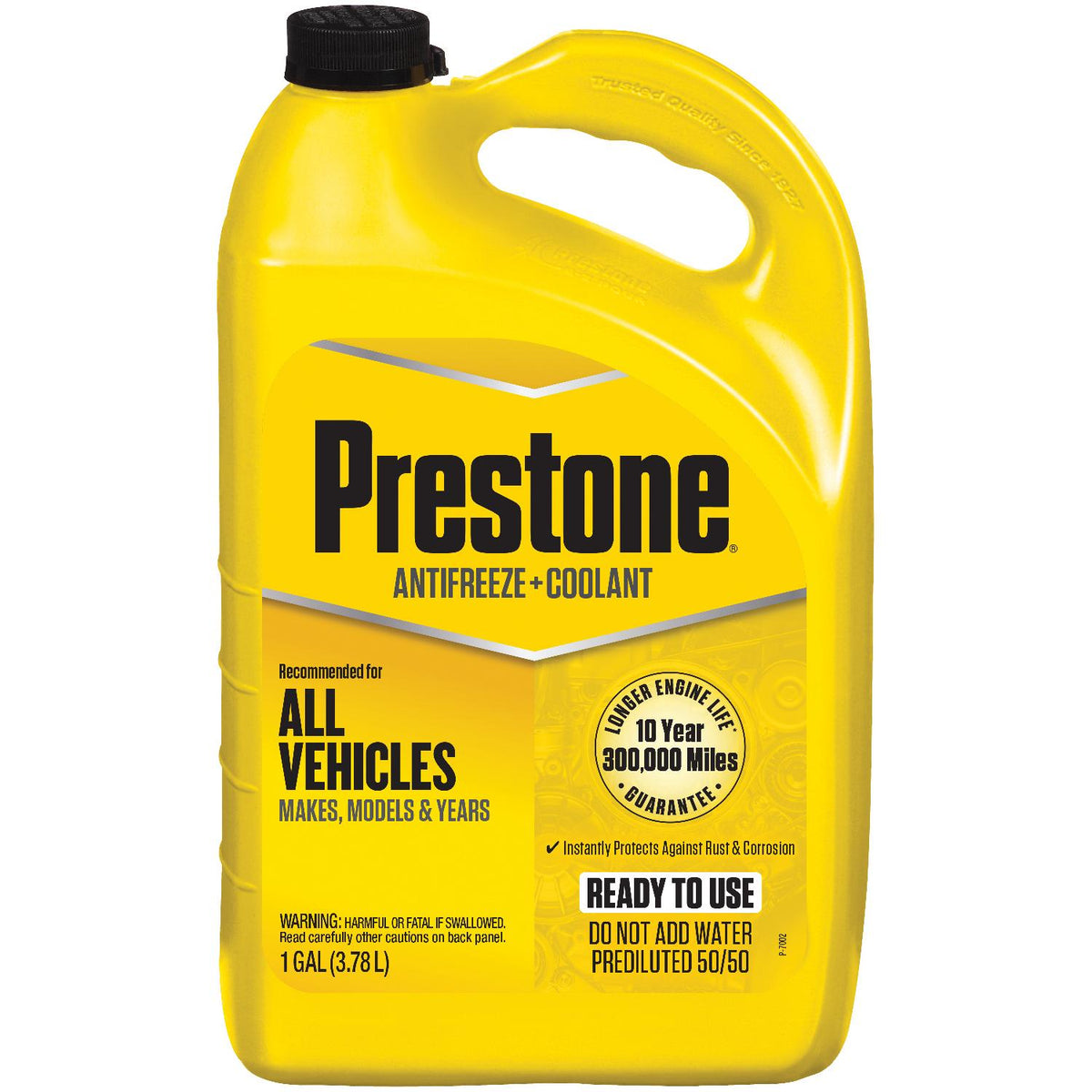 Prestone Yellow Pre-Mixed Engine Coolant / Antifreeze | AF-2100