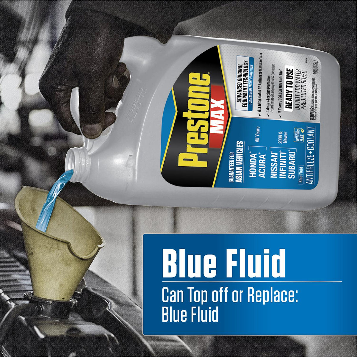 Prestone Blue Pre-Mixed Engine Coolant / Antifreeze | AF6310