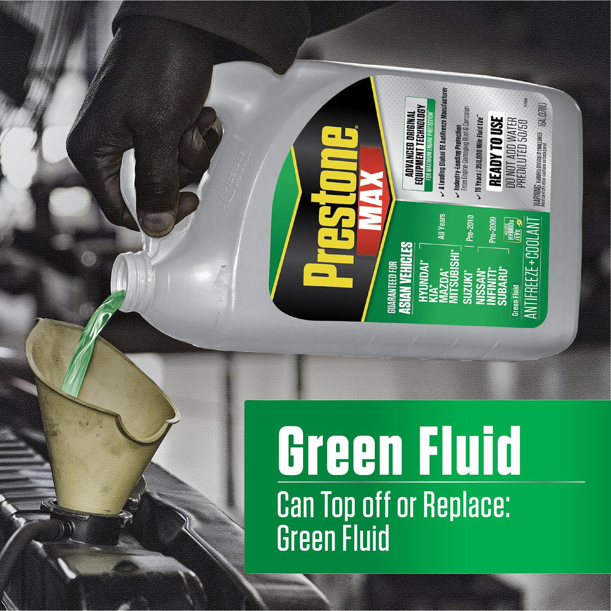 Prestone Green Pre-Mixed Engine Coolant / Antifreeze | AF6610