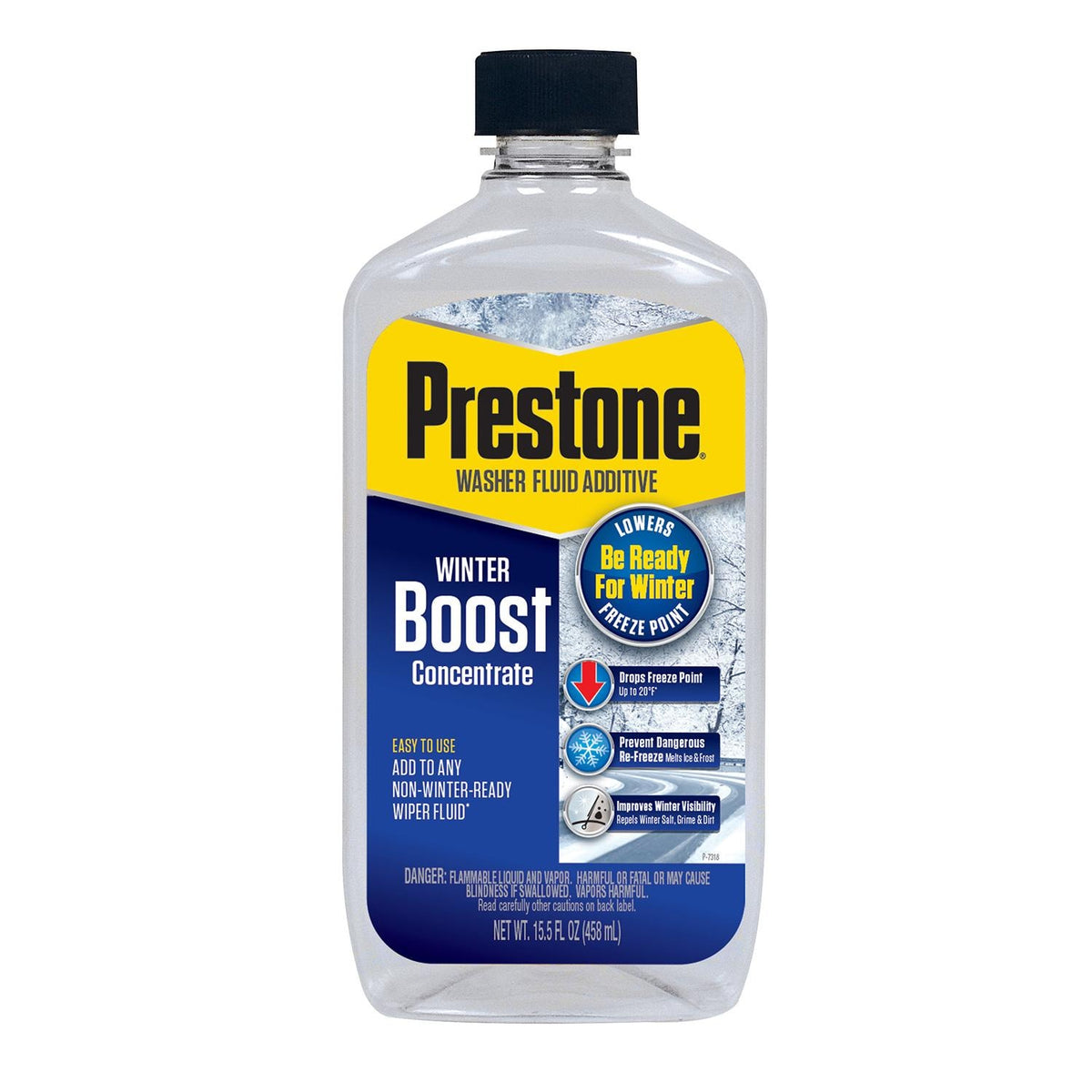 Prestone Windshield Boost De-Icer 15.5oz | AS-240
