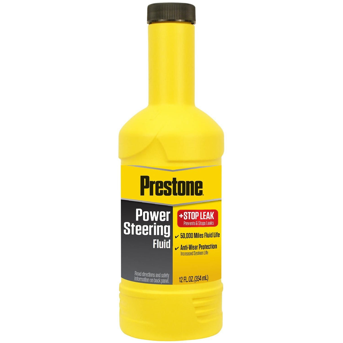 Prestone Power Steering Fluid + Stop Leak 12oz | AS262Y