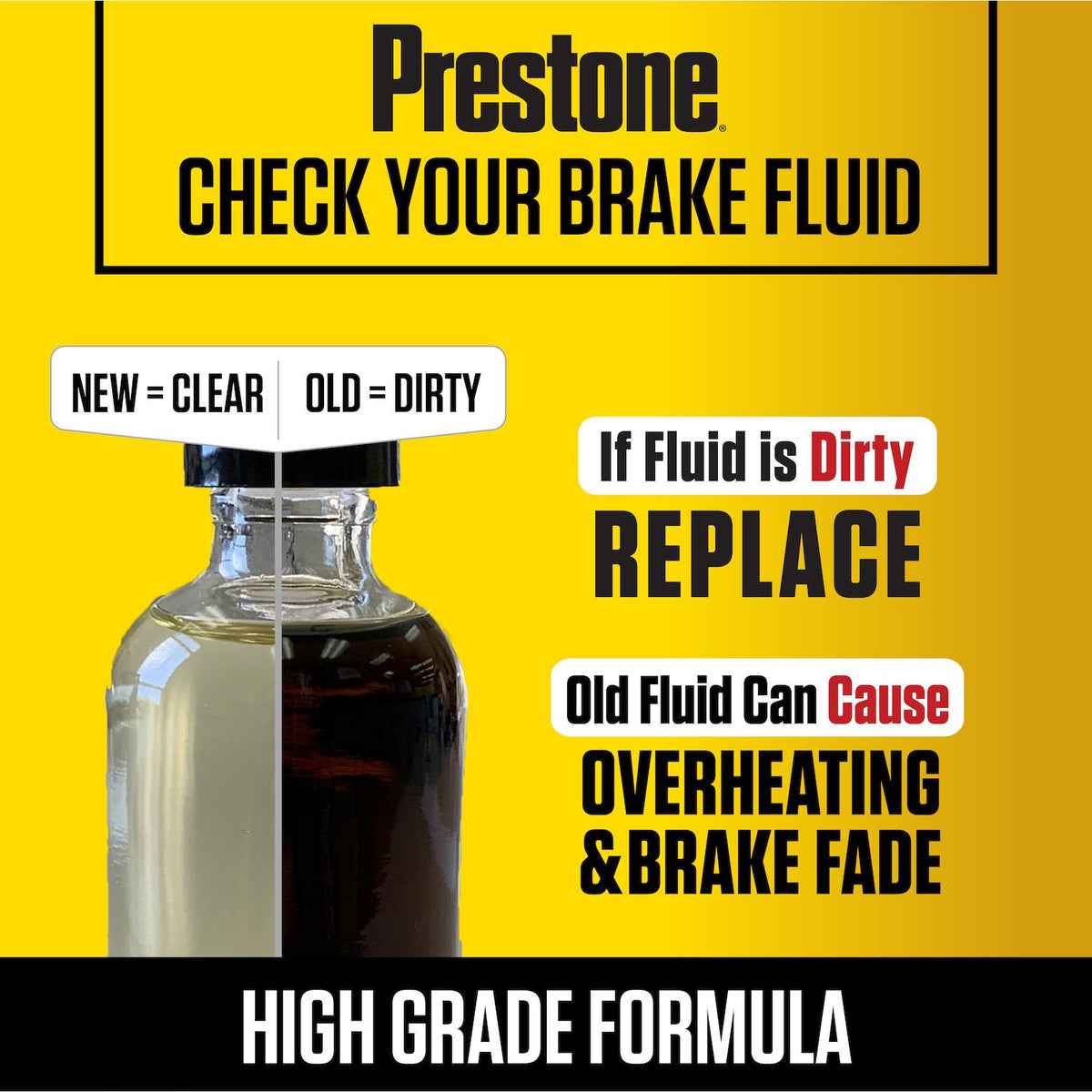 Prestone DOT 3 Brake Fluid 12 ounce | AS400Y