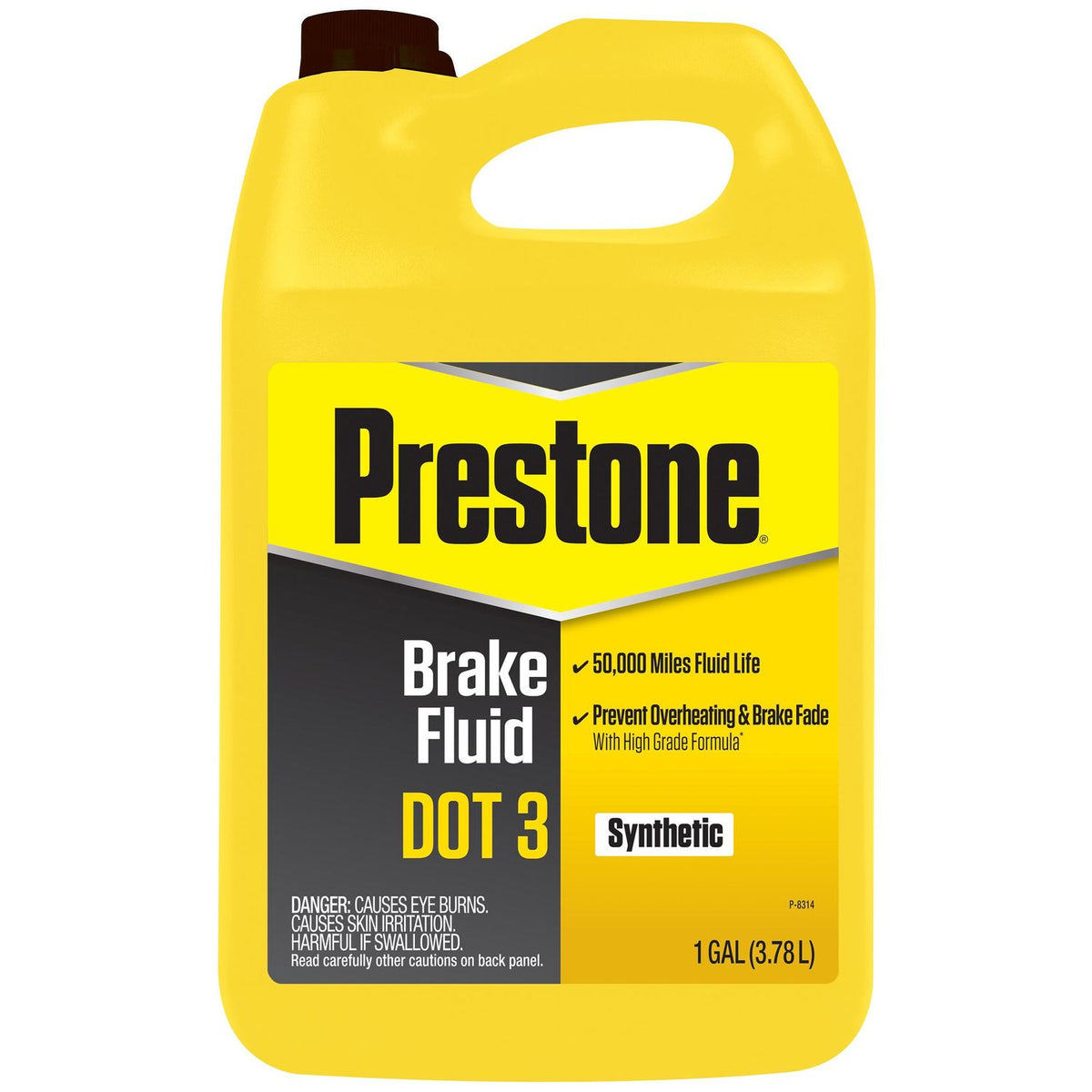 Prestone DOT 3 Brake Fluid 1 Gallon AS404-6