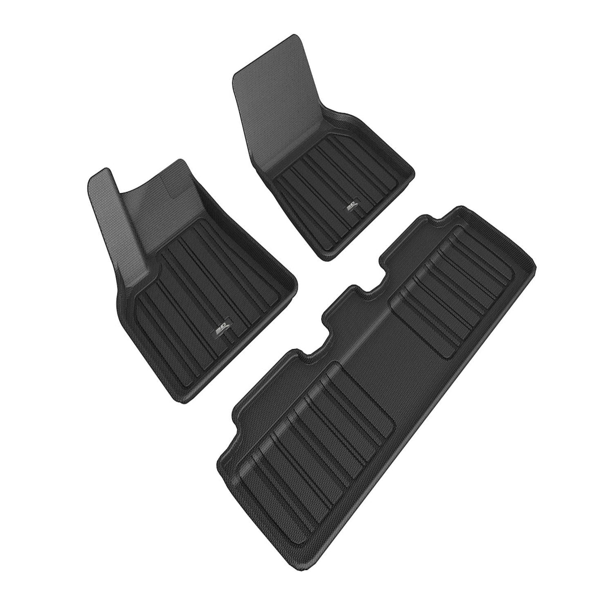 3D MAXpider Custom Fit Floor Mat Set, Front & Rear, Black, for 2021-2026 Tesla Model Y | E1TL02701809 (1/1)