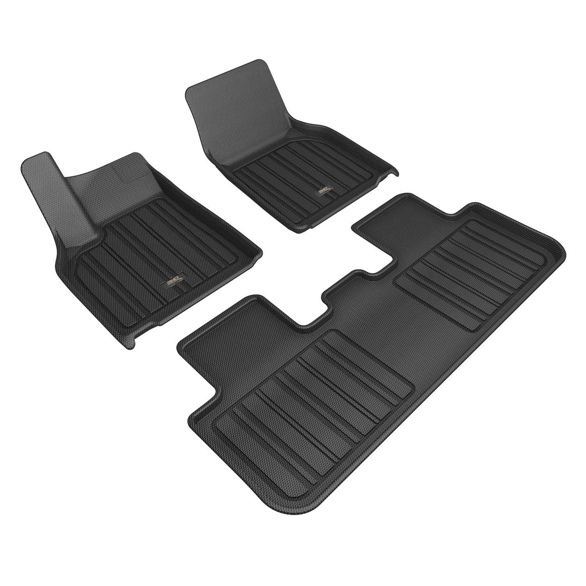 3D MAXpider Custom Fit Floor Mat Set, Front & Rear, Black, for 2026 Tesla Model Y | E1TL05401809 (1/1)