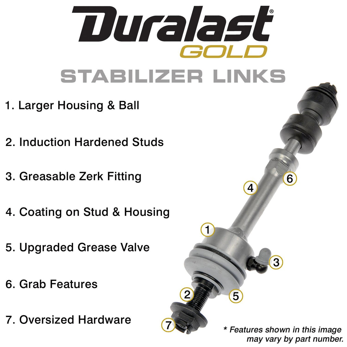 Duralast Gold Suspension Stabilizer Bar Link Kit GSL750938 (5/5)
