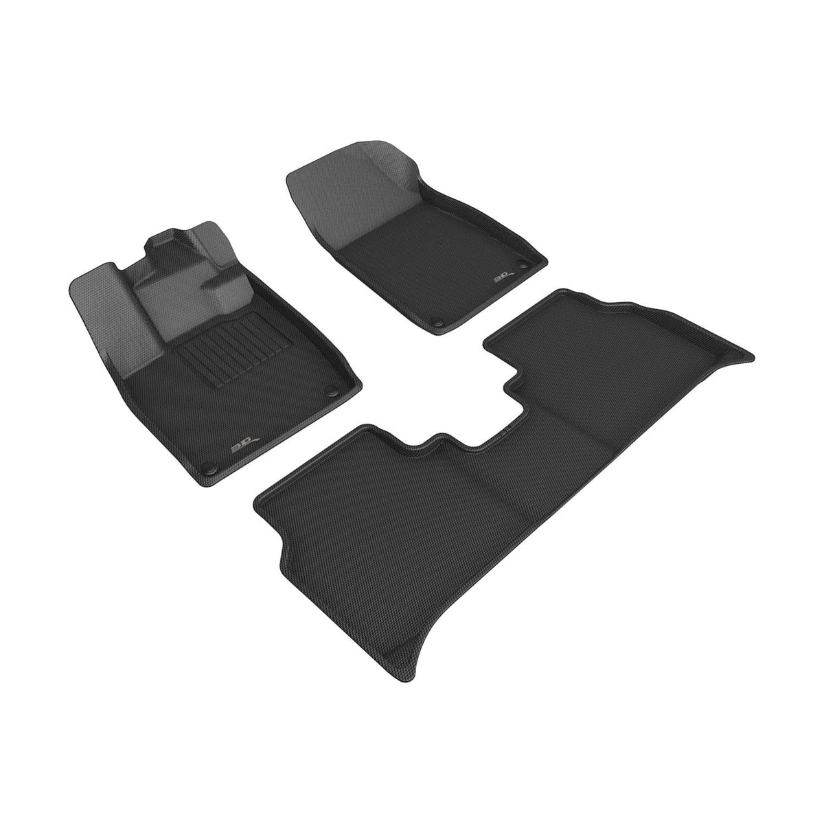 3D MAXpider Custom Fit Floor Mat Set, Front & Rear, Black, for 2022-2026 Audi Q4 e-tron & Q4 e-tron Sportback | L1AD07901509 (1/1)