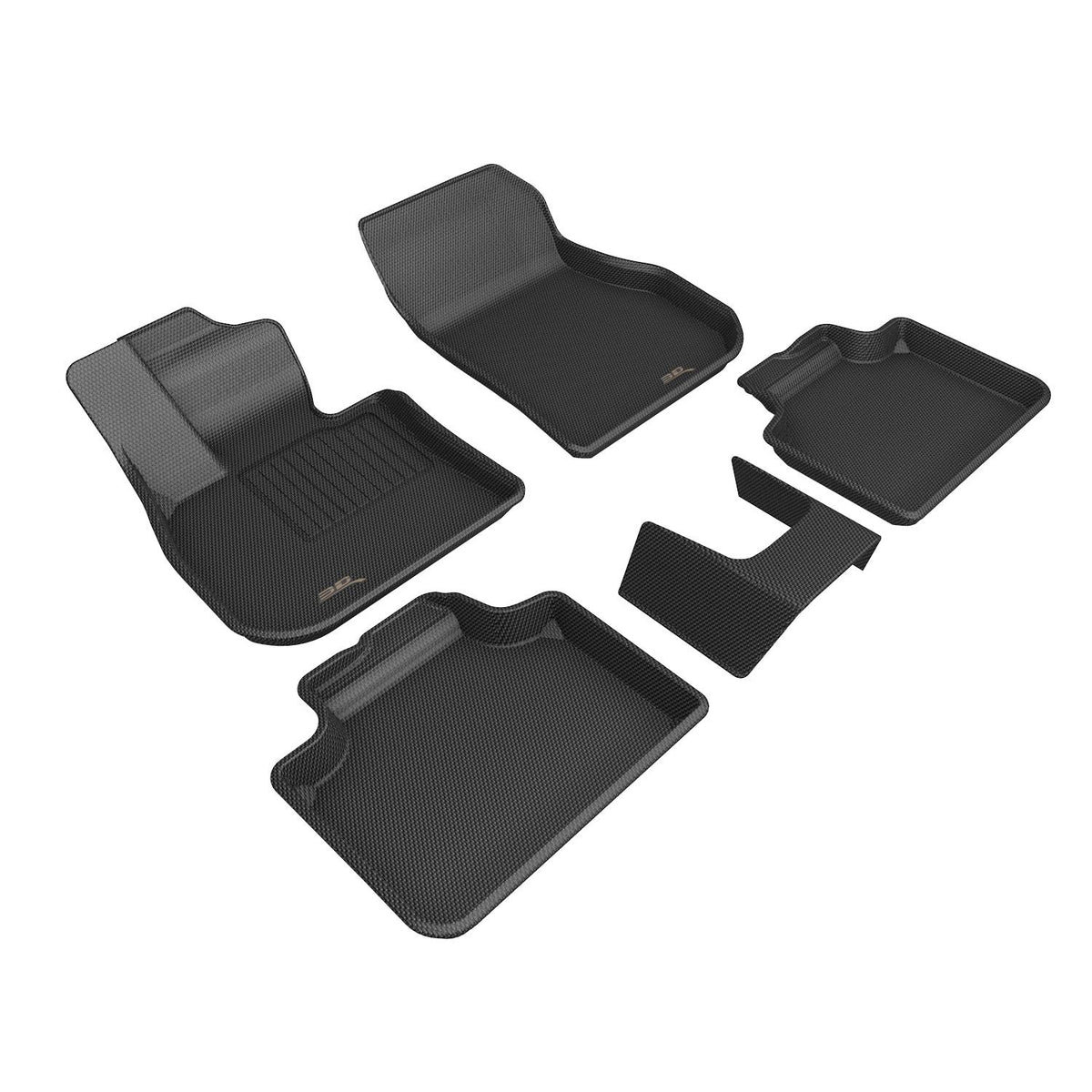 3D MAXpider Custom Fit Floor Mat Set, Front & Rear, Black, for 2023-2026 BMW X1 | L1BM12601509 (1/1)
