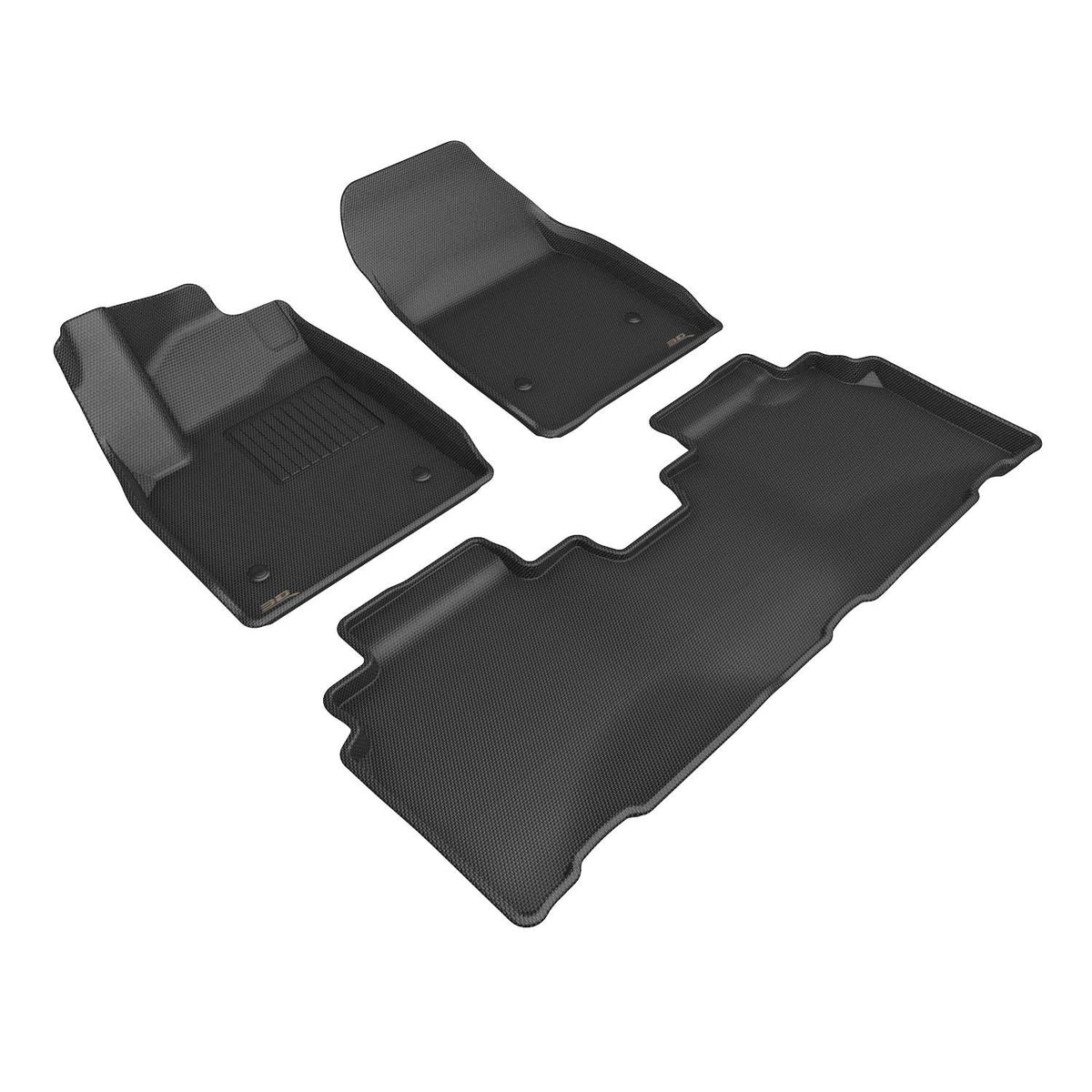 3D MAXpider Custom Fit Floor Mat Set, Front & Rear, Black, for 2023-2026 Cadillac LYRIQ | L1CD02501509 (1/1)