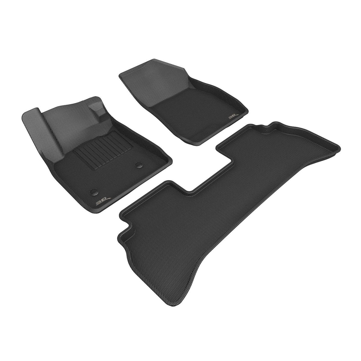 3D MAXpider Custom Fit Floor Mat Set, Front & Rear, Black, for 2021-2026 Chevrolet Trailblazer | L1CH10301509 (1/1)
