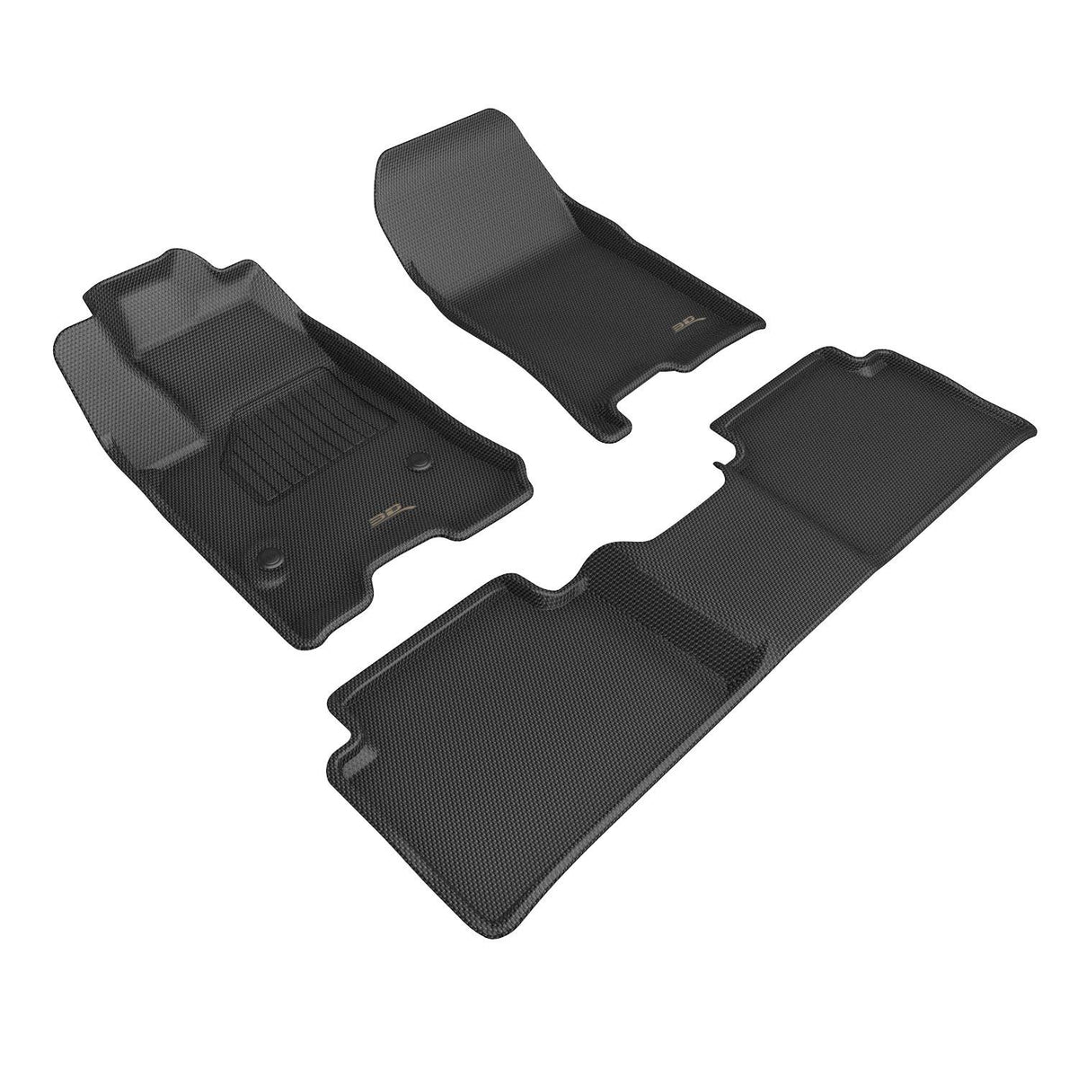 3D MAXpider Custom Fit Floor Mat Set, Front & Rear, Black, for 2023-2026 Chevrolet Colorado | L1CH11401509 (1/1)
