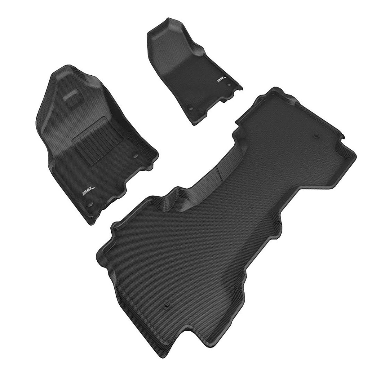 3D MAXpider Custom Fit Floor Mat Set, Front & Rear, Black, for 2019-2024 Ram 1500 | L1DG03101509 (1/1)