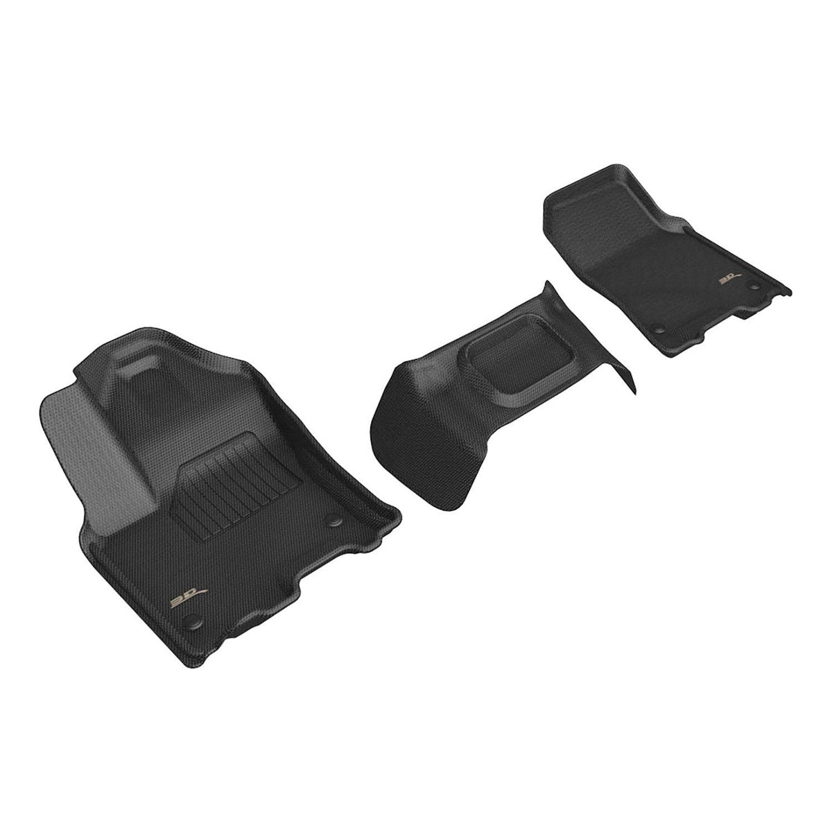 3D MAXpider Custom Fit Floor Mat Set, Front Row, Black, for 2025-2026 Ram 1500 | L1DG04211509 (1/1)