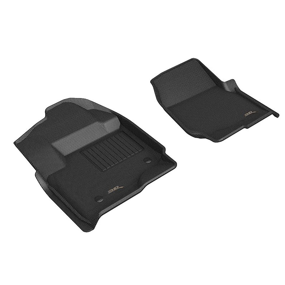 3D MAXpider Custom Fit Floor Mat Set, Front Row, Black, for select 2017-2026 Ford F-250/F-350/F-450 Super Duty | L1FR10711509 (1/1)