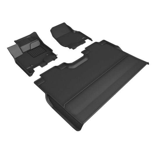 3D MAXpider Custom Fit Floor Mat Set, Front & Rear, Black, for 2015-2026 Ford F-150 & 2022-2026 F-150 Lightning | L1FR15301509 (1/1)