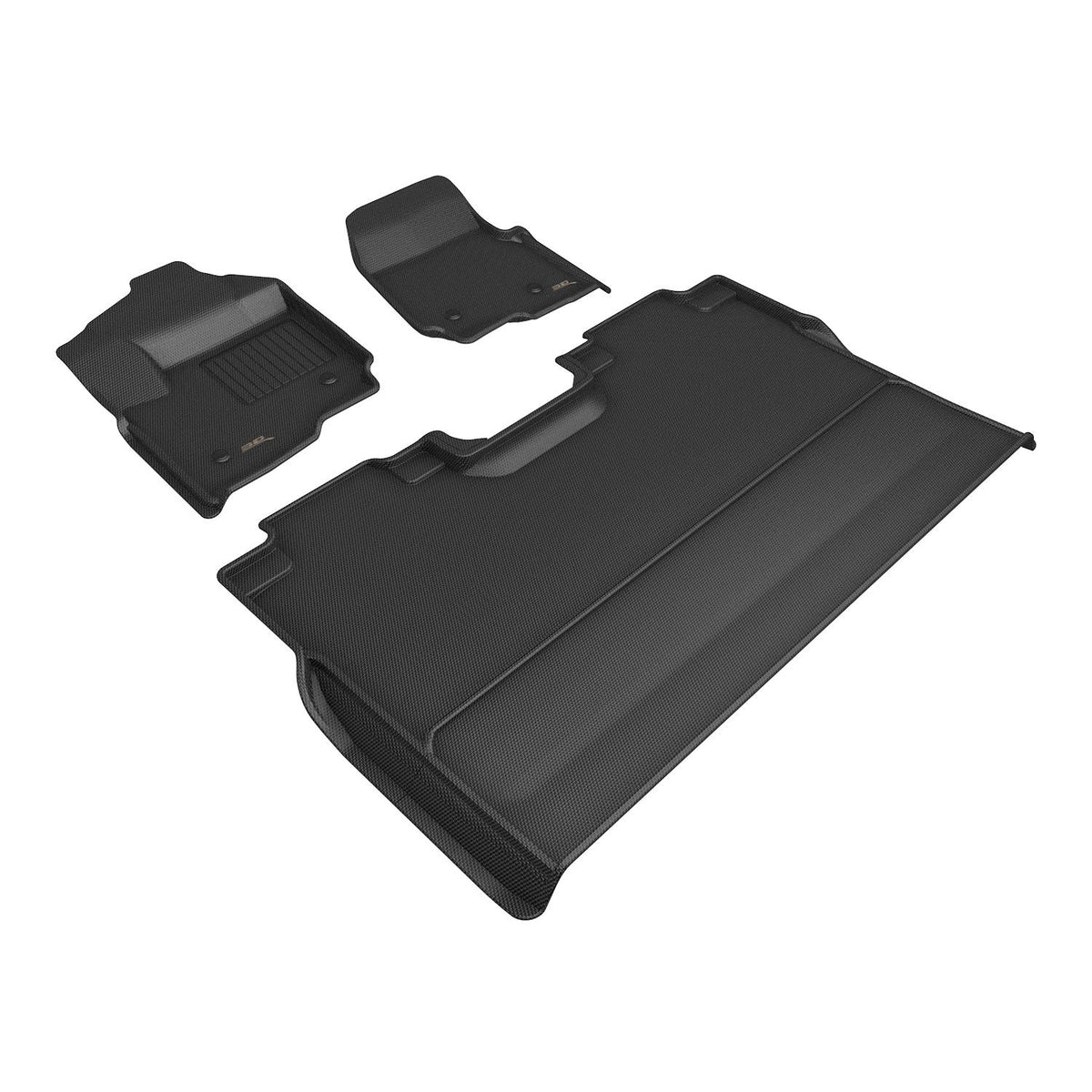 3D MAXpider Custom Fit Floor Mat Set, Front & Rear, Black, for 2023-2026 Ford F-250/F-350 Super Duty | L1FR17801509 (1/1)