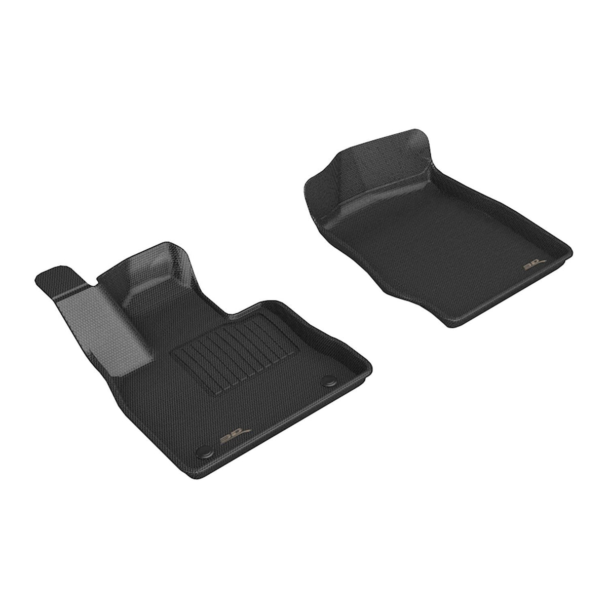 3D MAXpider Custom Fit Floor Mat Set, Front Row, Black, for select 2021-2026 Ford Explorer | L1FR18311509 (1/1)