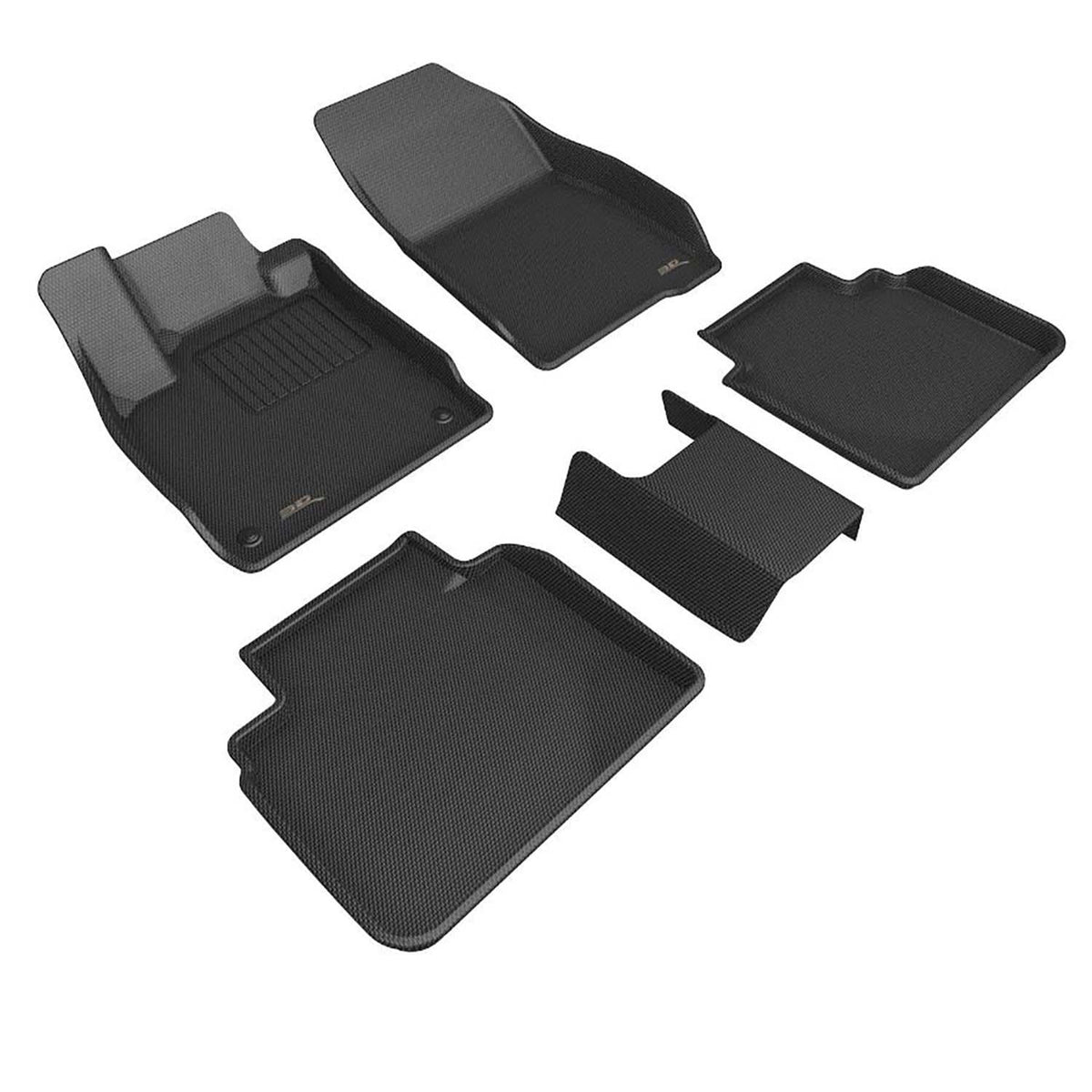 3D MAXpider Custom Fit Floor Mat Set, Front & Rear, Black, for 2023-2026 Honda Accord | L1HD13401509 (1/1)