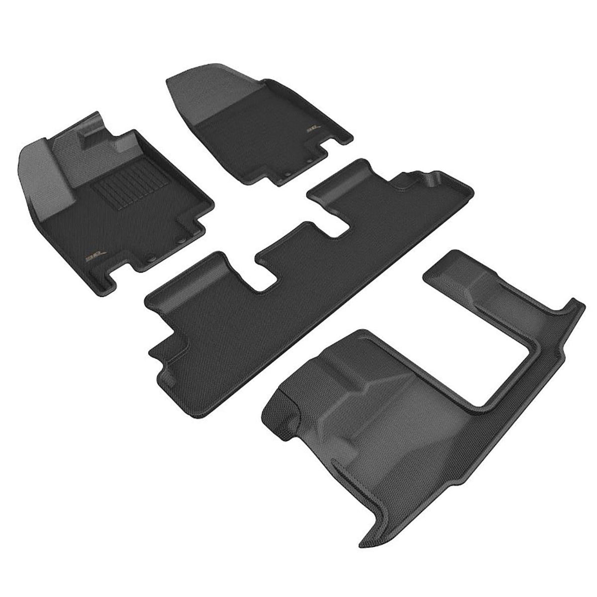 3D MAXpider Custom Fit Floor Mat Set, Front, Rear & Third Row, Black, for 2022-2026 Nissan Pathfinder | L1NS14801509 (1/1)