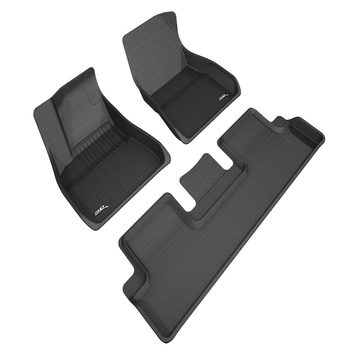 3D MAXpider Custom Fit Floor Mat Set, Front & Rear, Black, for 2018-2019 Tesla Model 3 | L1TL00401509 (1/1)