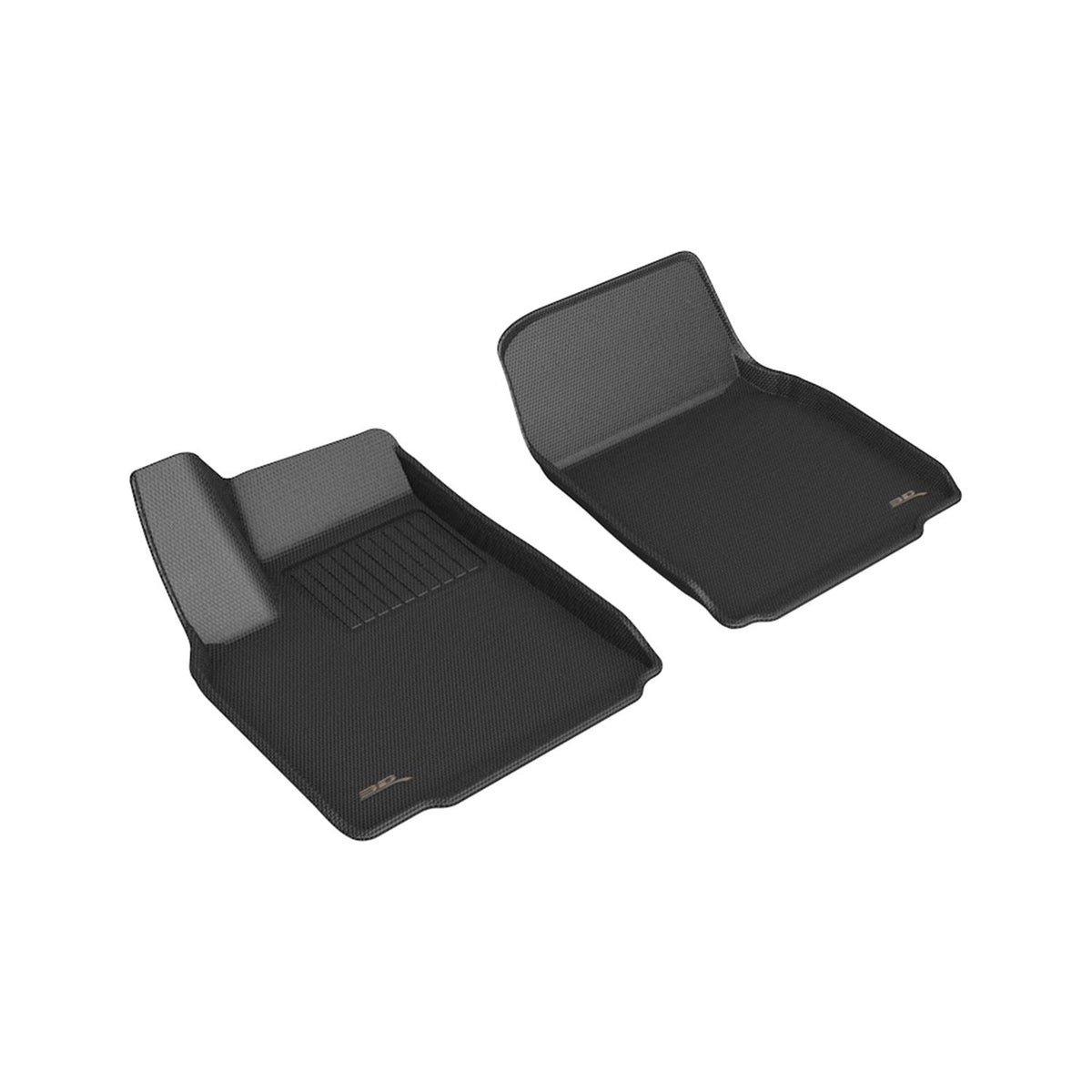 3D MAXpider Custom Fit Floor Mat Set, Front Row, Black, for 2022-2026 Tesla Model X | L1TL04311509 (1/1)