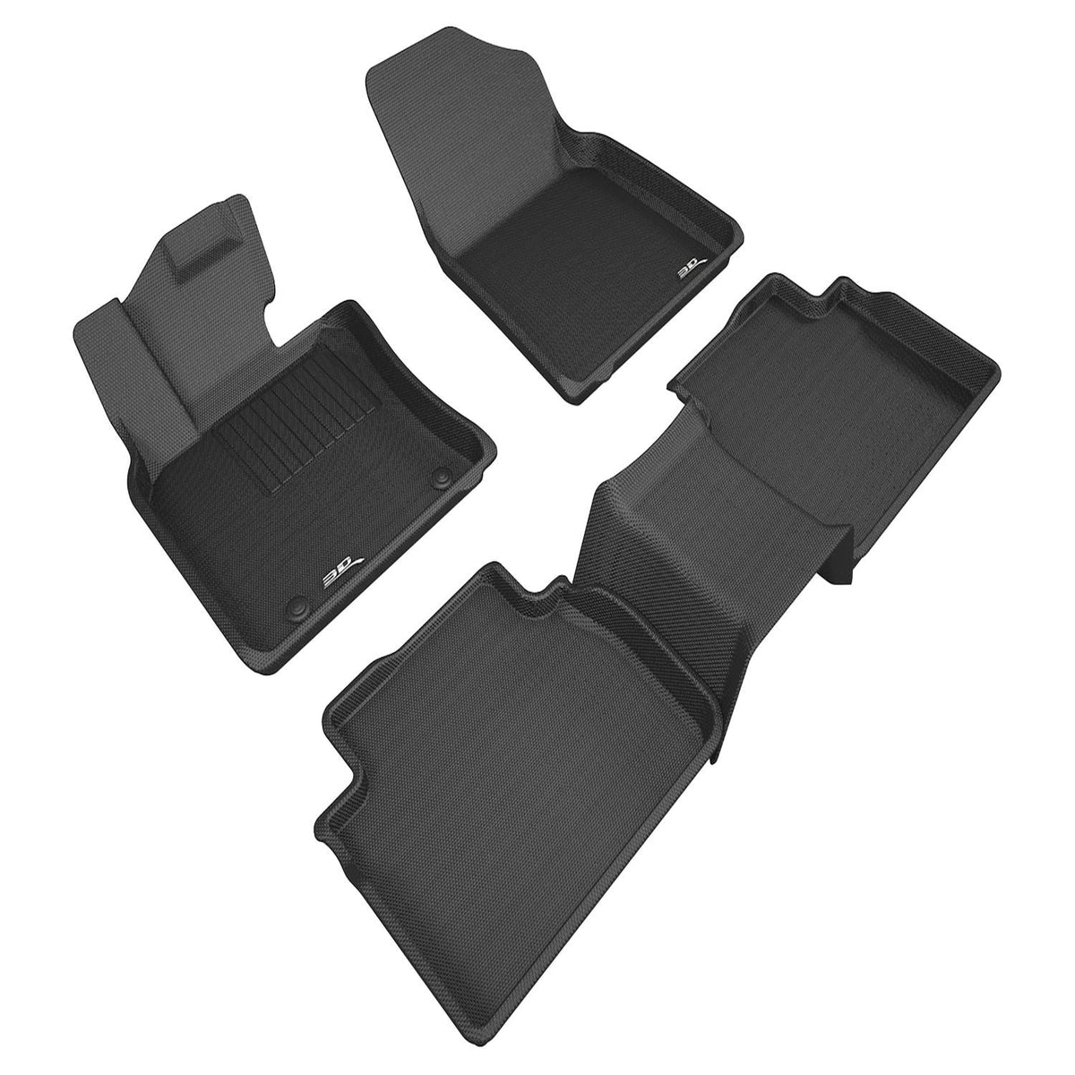 3D MAXpider Custom Fit Floor Mat Set, Front & Rear, Black, for select 2018-2024 Toyota Camry | L1TY23701509 (1/1)