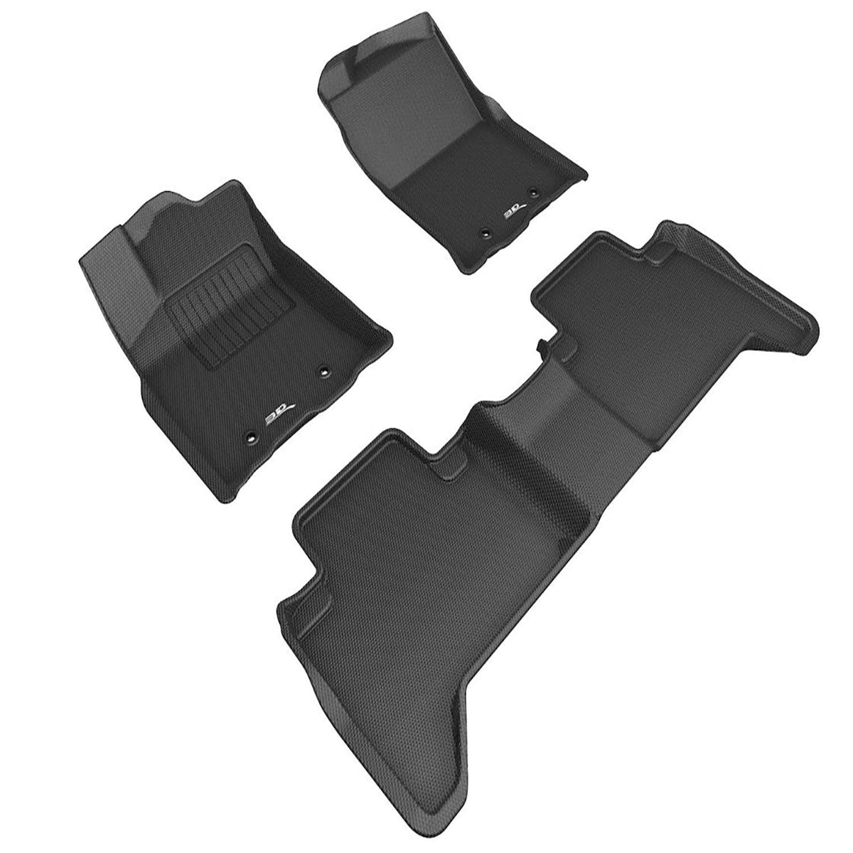 3D MAXpider Custom Fit Floor Mat Set, Front & Rear, Black, for 2018-2023 Toyota Tacoma | L1TY25101509 (1/1)