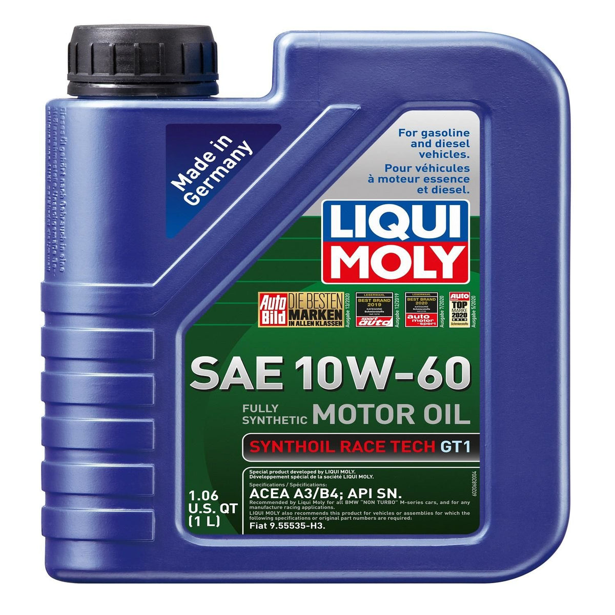 LIQUI MOLY Racing Full Synthetic 10W-60 Motor Oil 1 | LM2068