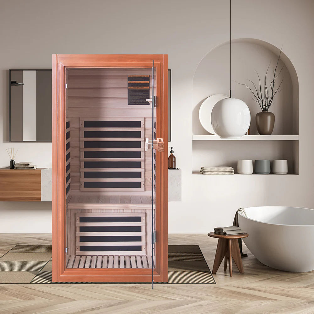 Outexer HK5 Indoor Infrared Sauna for 1 Person | Compact & Smart