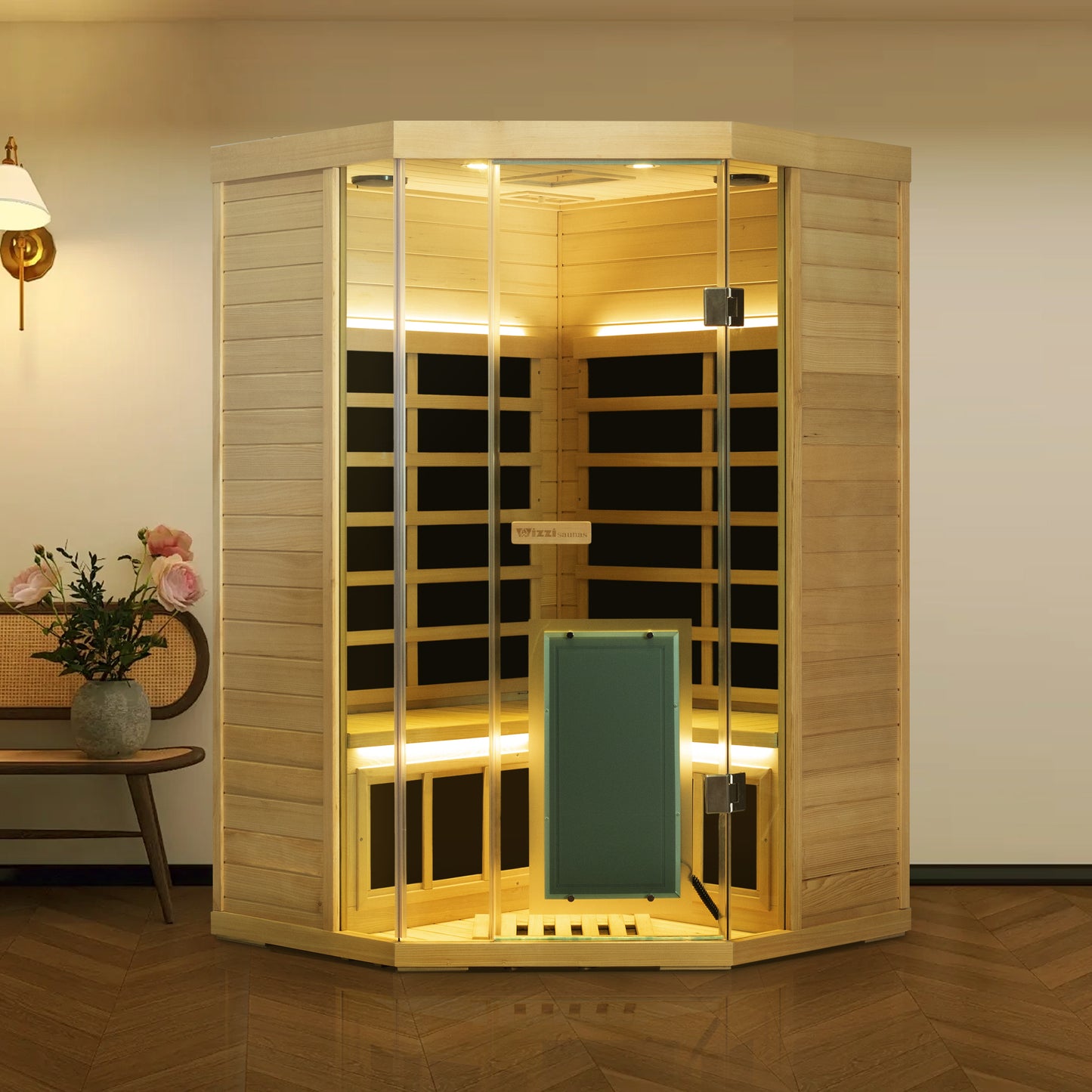 SH07 2 Person Far Infrared Sauna - Wizzisaunas