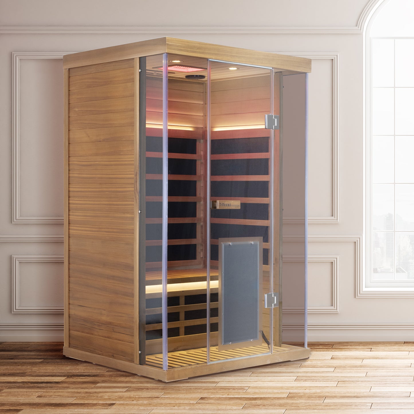 SR02 2 Person Red Cedar Far Infrared Sauna - Wizzisaunas
