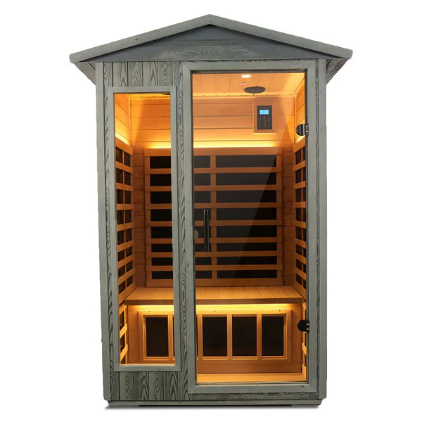 VF02 Outdoor 2 Person Far Infrared Sauna - Wizzisaunas