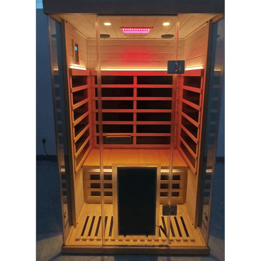 SH02 2 Person Far Infrared Sauna - Wizzisaunas
