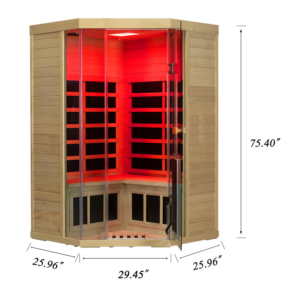 SH07 2 Person Far Infrared Sauna - Wizzisaunas