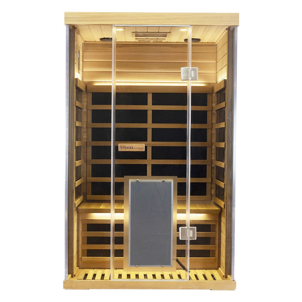 SR02 2 Person Red Cedar Far Infrared Sauna - Wizzisaunas