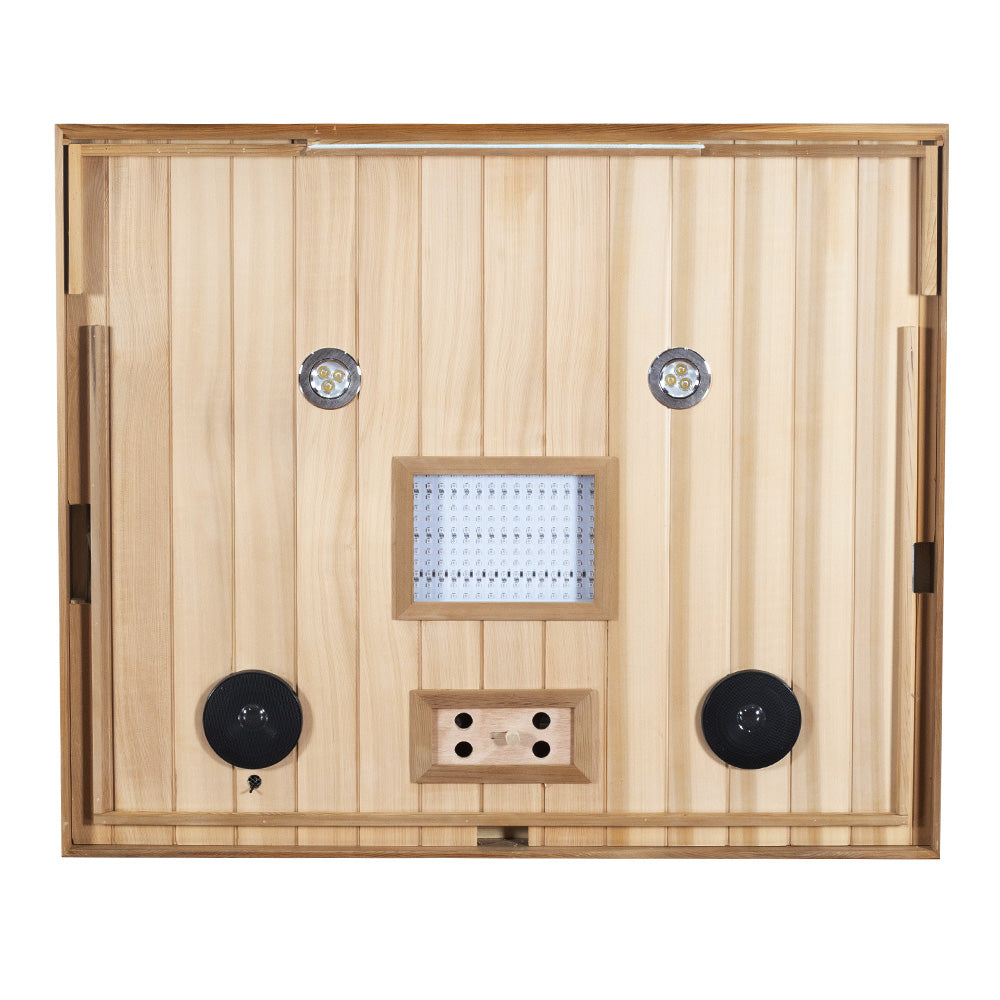 SR02 2 Person Red Cedar Far Infrared Sauna - Wizzisaunas