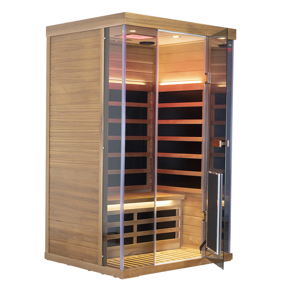 SR02 2 Person Red Cedar Far Infrared Sauna - Wizzisaunas