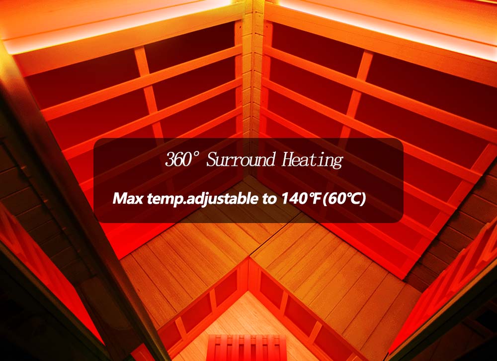 SH07 2 Person Far Infrared Sauna - Wizzisaunas