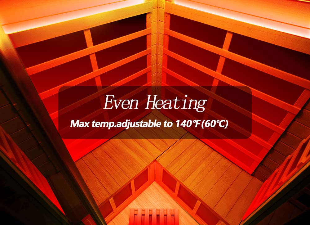 SH07 2 Person Far Infrared Sauna - Wizzisaunas