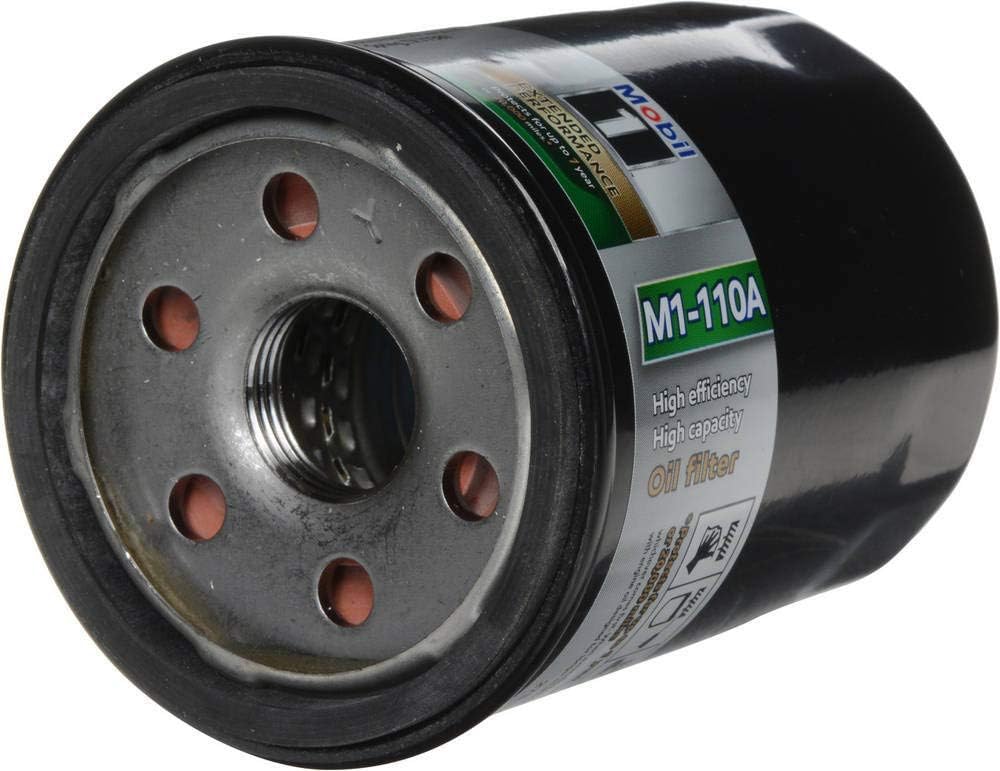 Mobil 1 Extended Performance Oil Filter, M1-110A | Synthetic Blend, High Efficiency 20,000 Mile Protection | 2 Pack